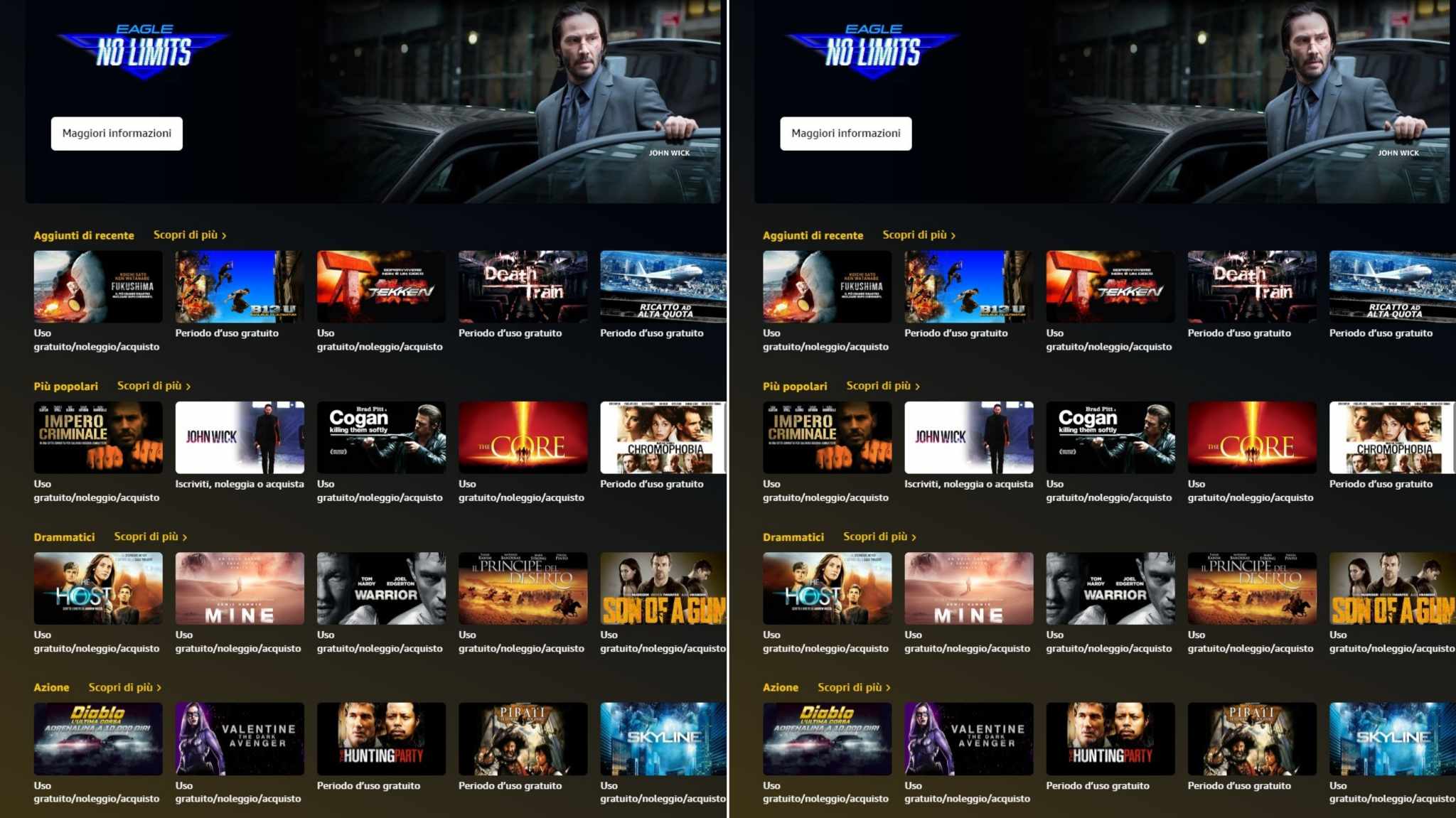 Su Prime Video il canale Eagle Pictures dedicato ai film action, thriller e suspense