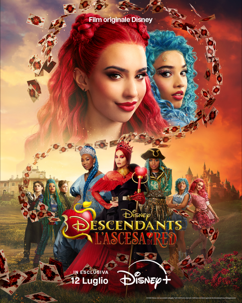 key art descendants l'ascesa di red