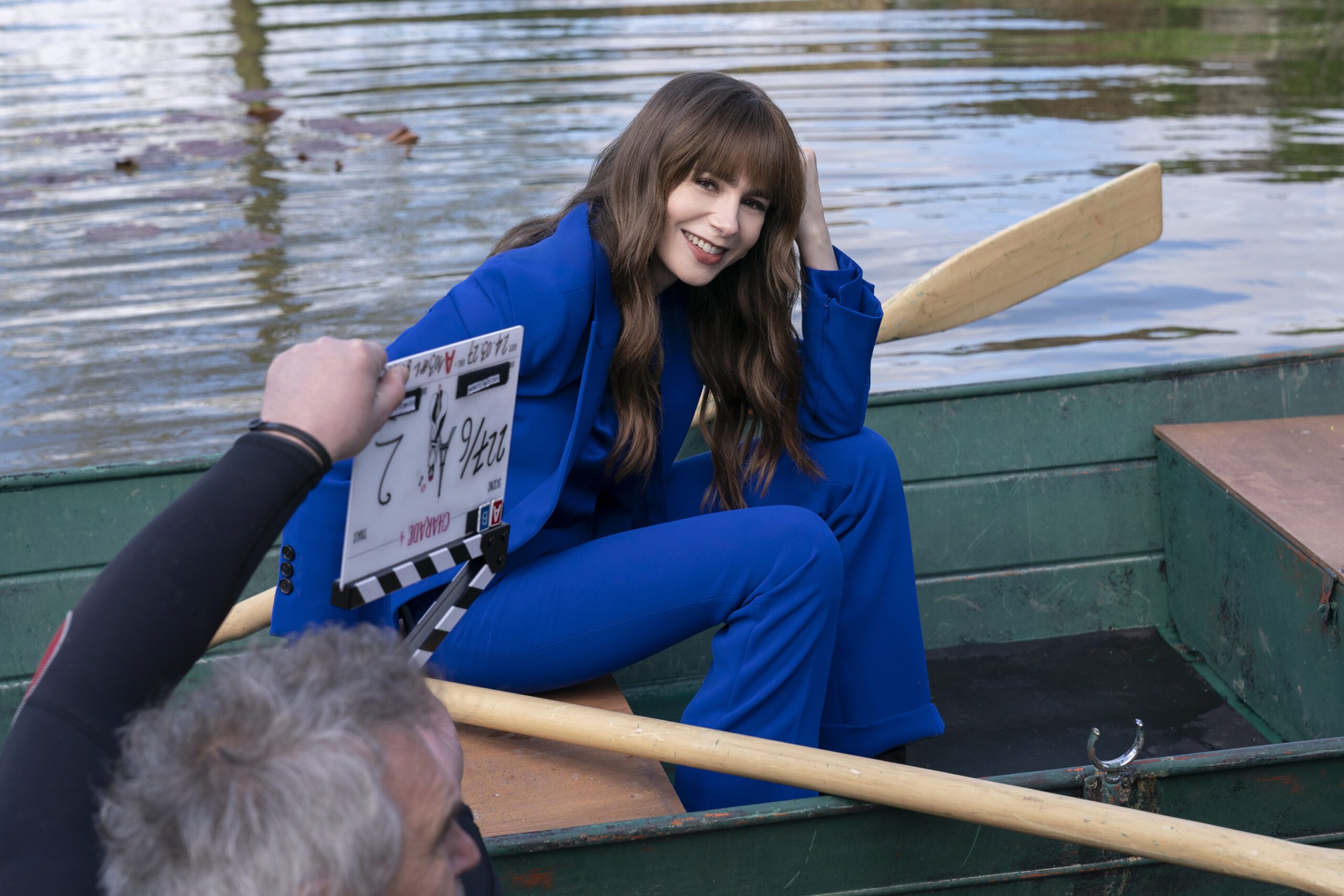 immagine dietro le quinte quarta stagione emily in paris