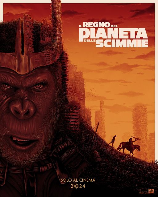 il regno del pianeta delle scimmie poster di @_doaly