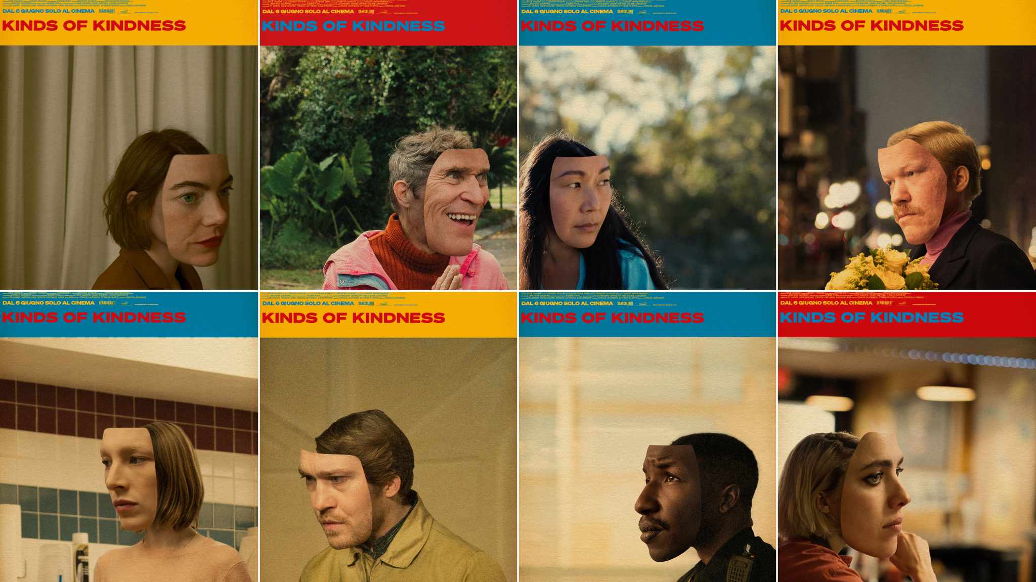 Kinds of Kindness: i poster dedicati ai protagonisti del film di Yorgos Lanthimos