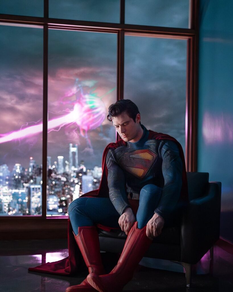 prima immagine david corenswet in superman