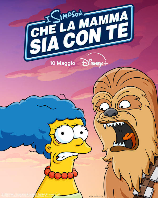 la key art del corto i simspson - che la mamma sia con te
