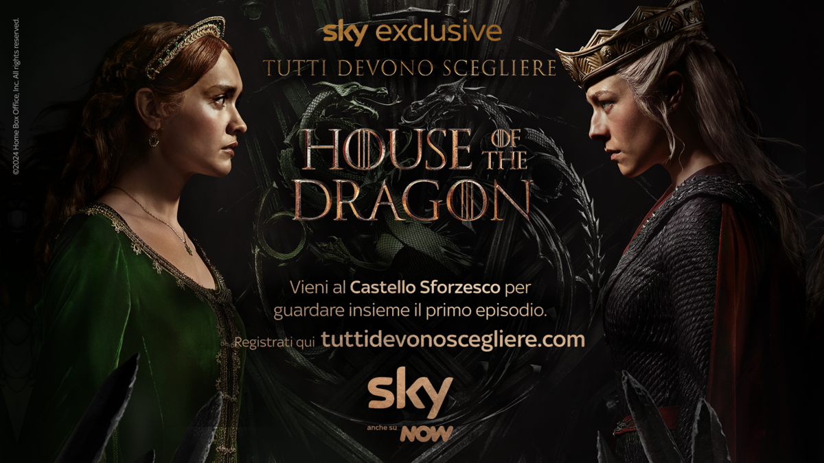 House of the Dragon: il 16 giugno Westeros prende vita al Castello Sforzesco di Milano