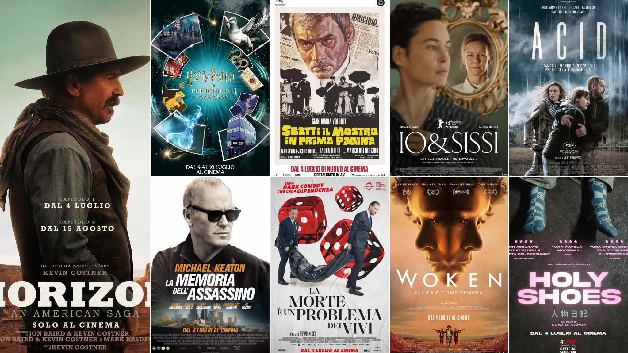 cover poster film in uscita settimana del 1° luglio 2024