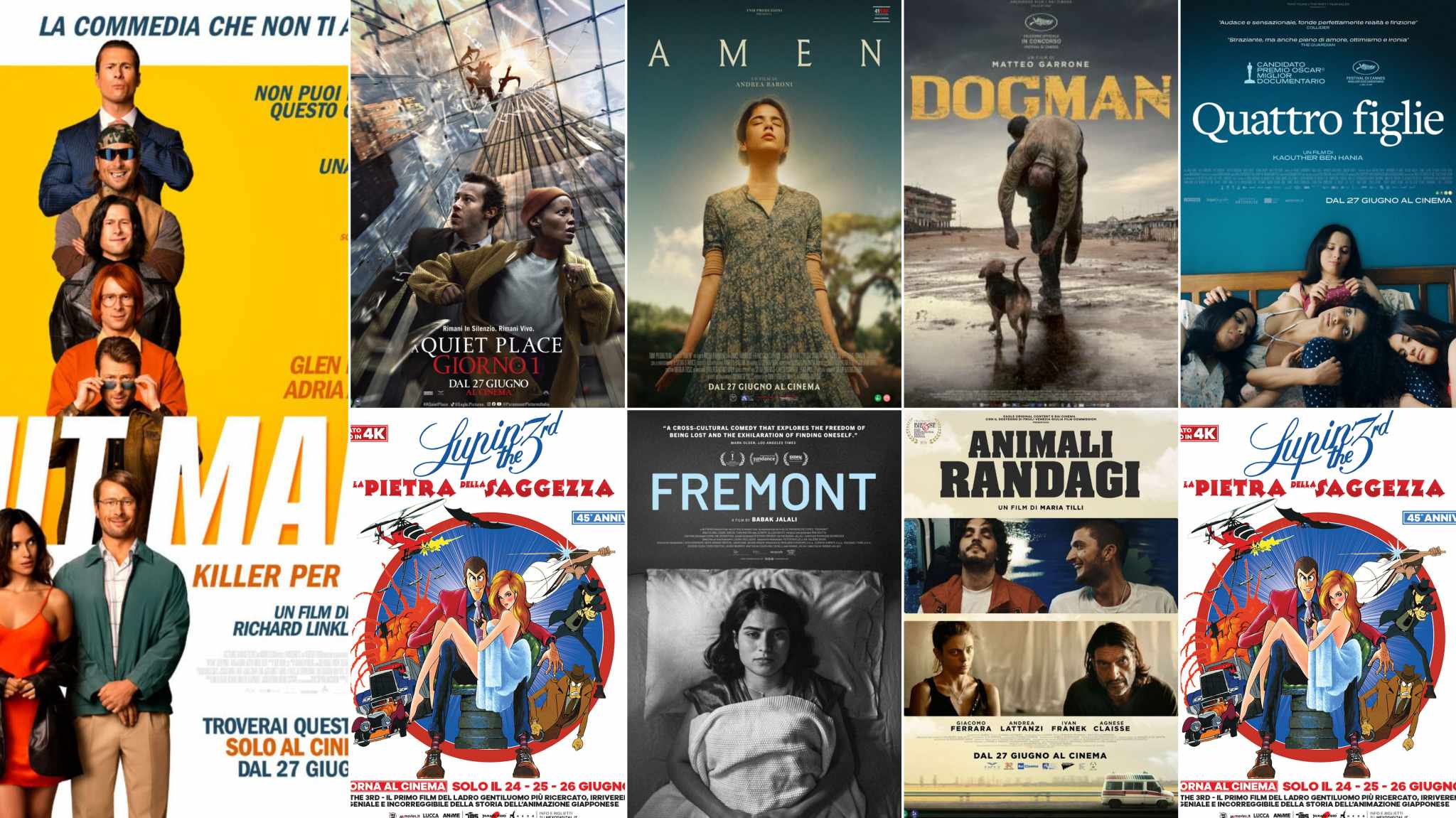 cover poster film in uscita settimana del 24 giugno 2024