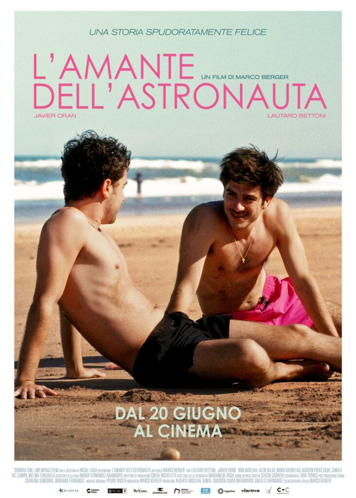 poster l'amante dell'astronauta