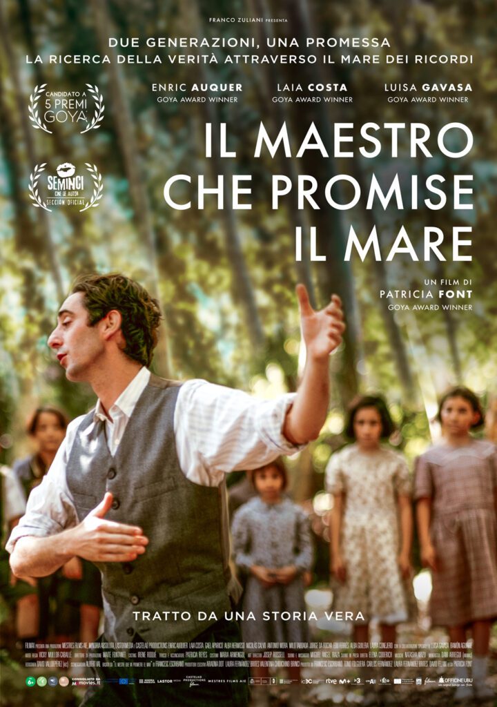 poster film il maestro che primise il mare