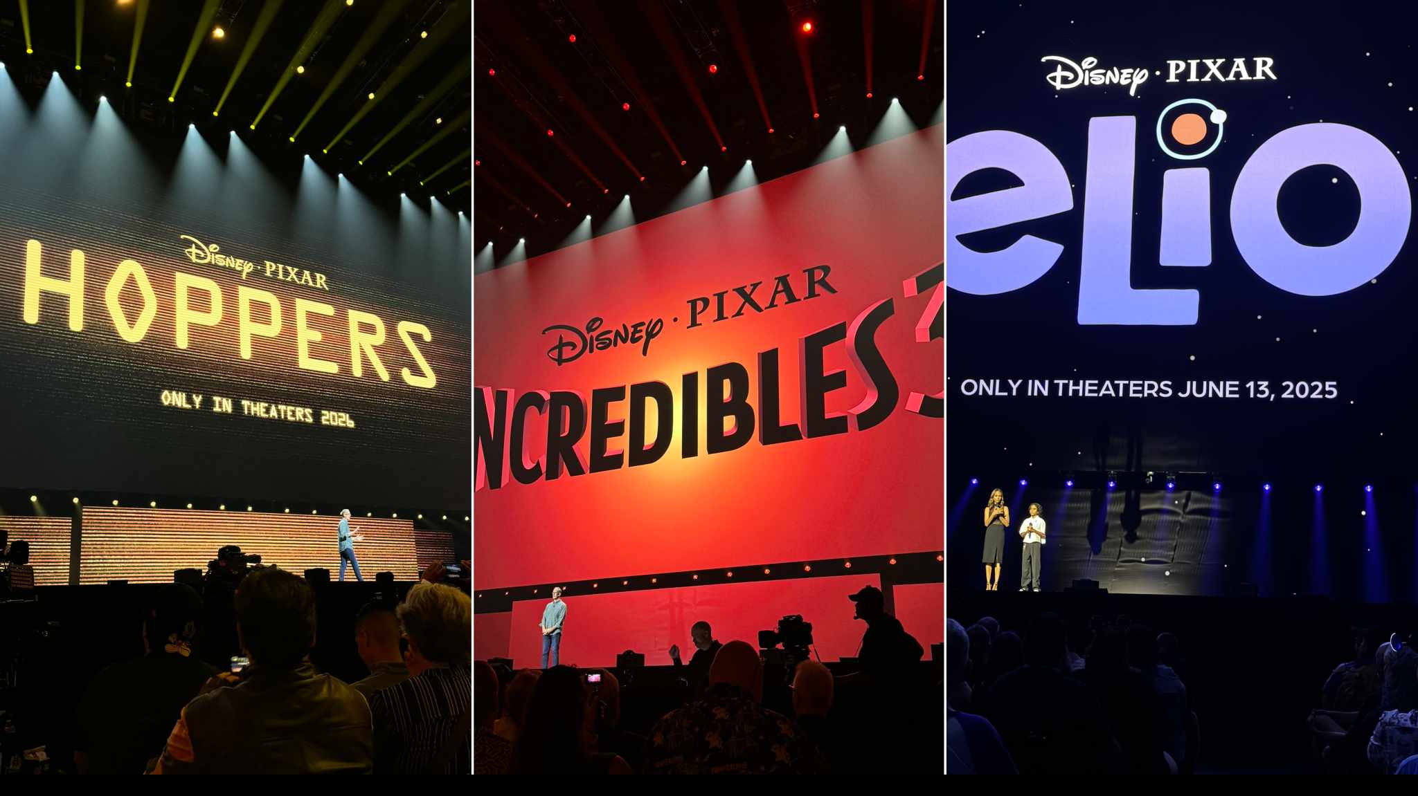 logo gli incredibili 3, elio e hoppers