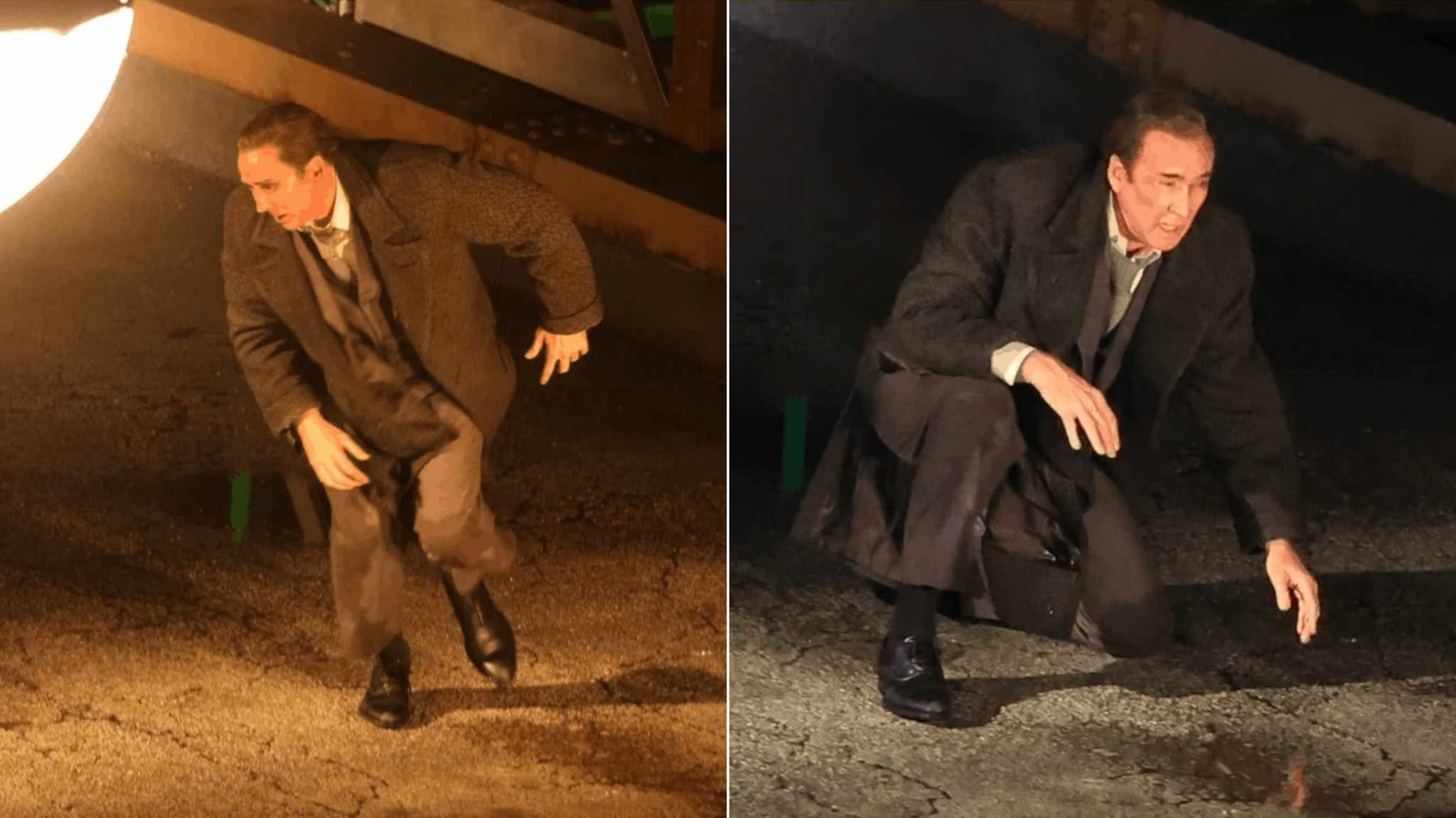 Spider-Man Noir: Nicolas Cage nelle prime immagini dal set della serie Prime Video