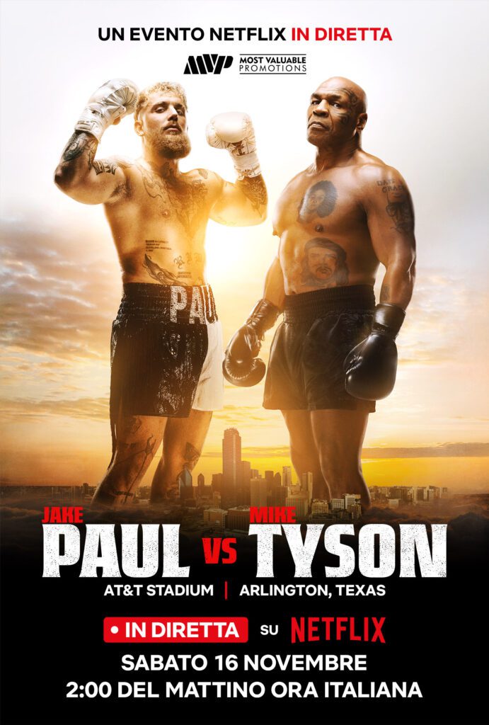 poster Jake Paul vs. Mike Tyson