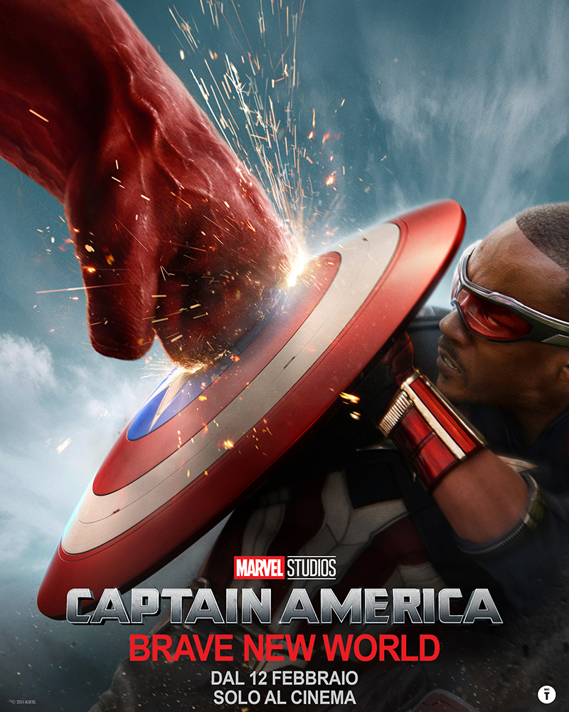 Captain America: Brave New World, il trailer e il nuovo poster italiani -  Thinkmovies