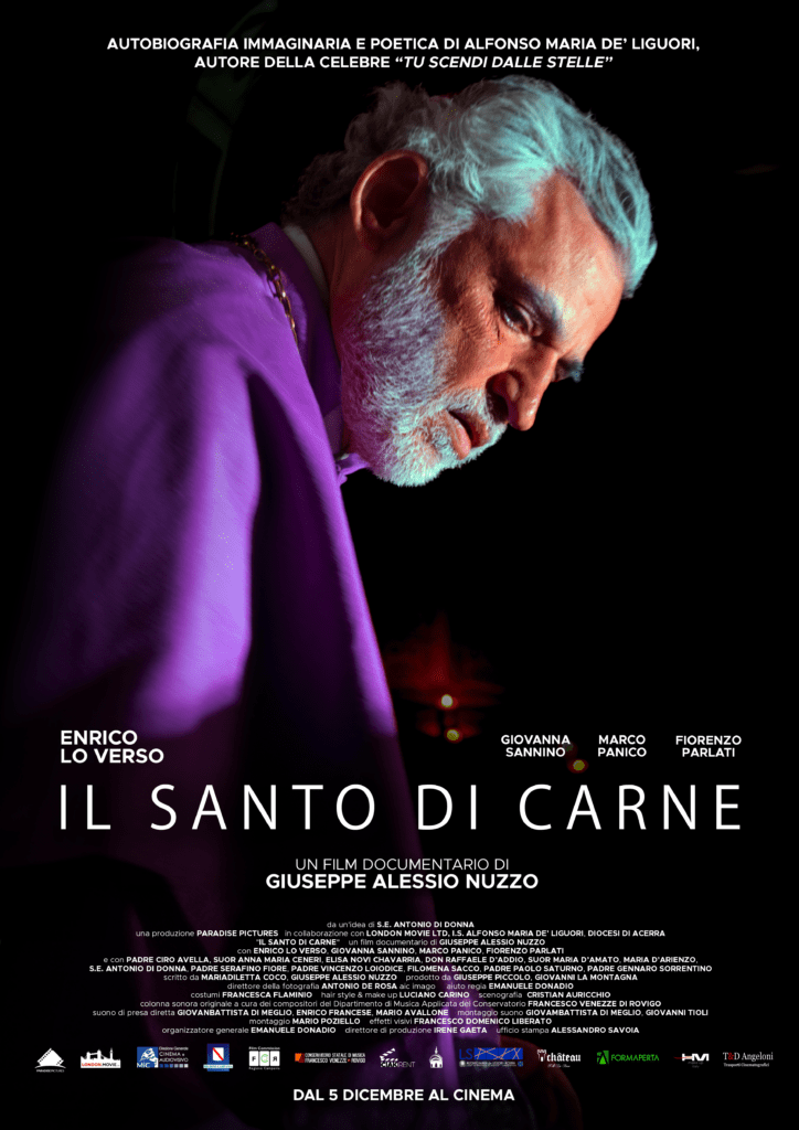 poster docufilm il santo di carne