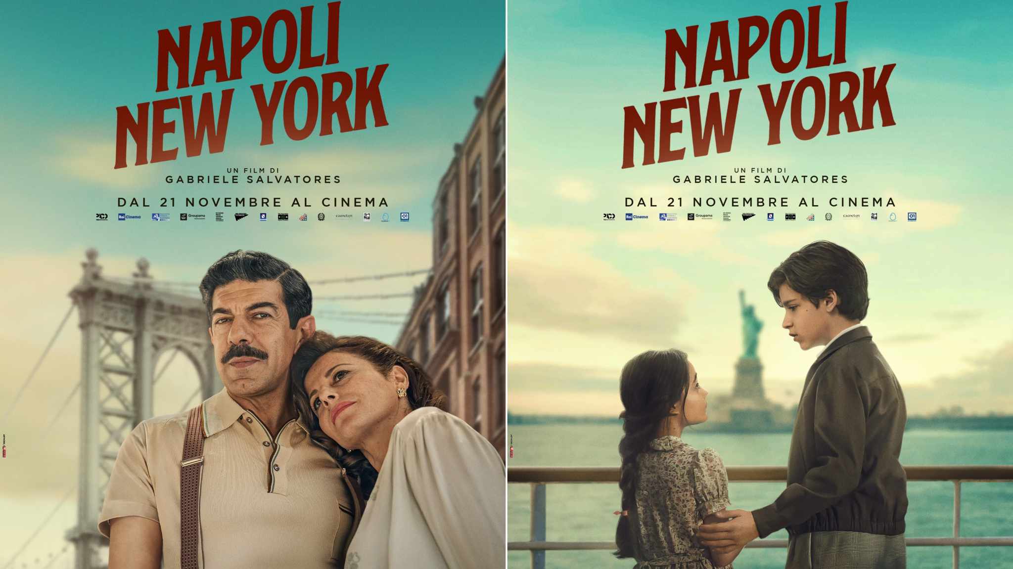 cover nuovi poster film Napoli New York
