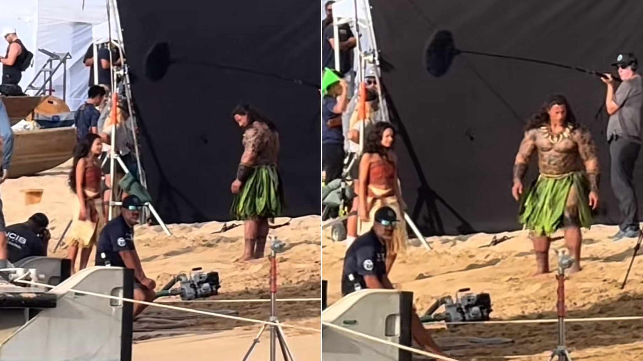 Oceania: Dwayne Johnson e Catherine Laga’aia nelle prime immagini della rivisitazione in live-action