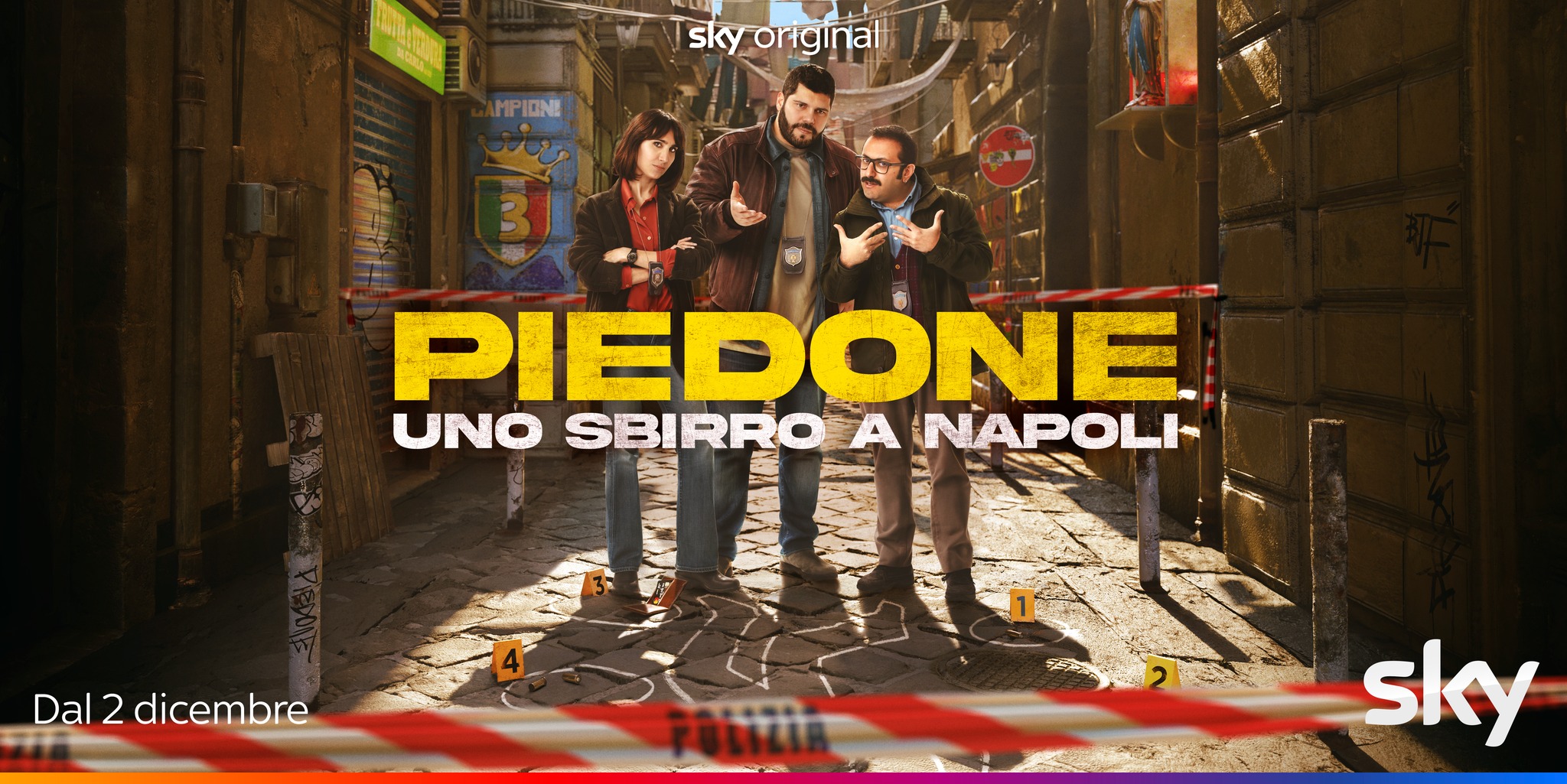 Piedone – Uno Sbirro a Napoli: il trailer e il poster del poliziesco con Salvatore Esposito