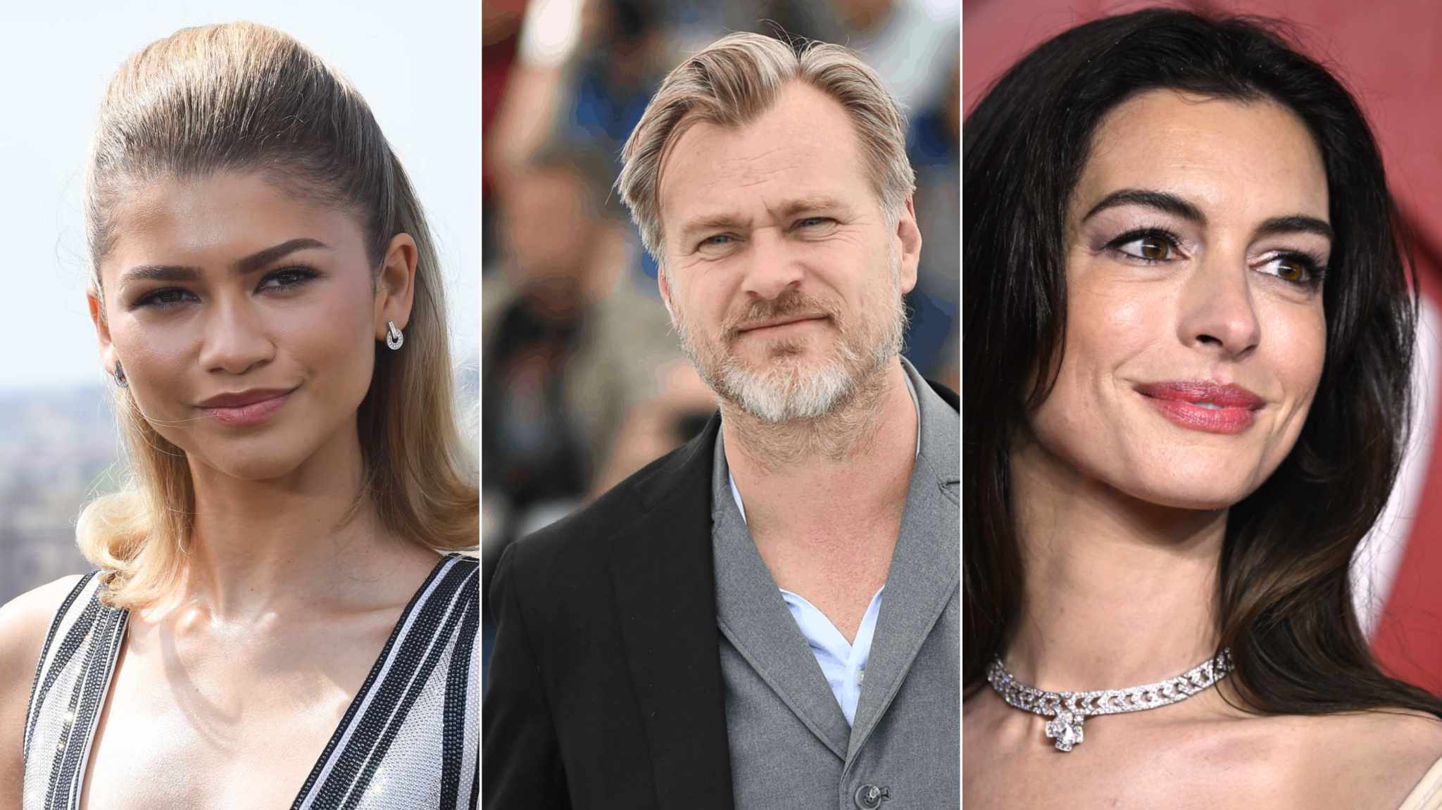cover immagini zendaya - cristopher nolan e Anne Hathaway