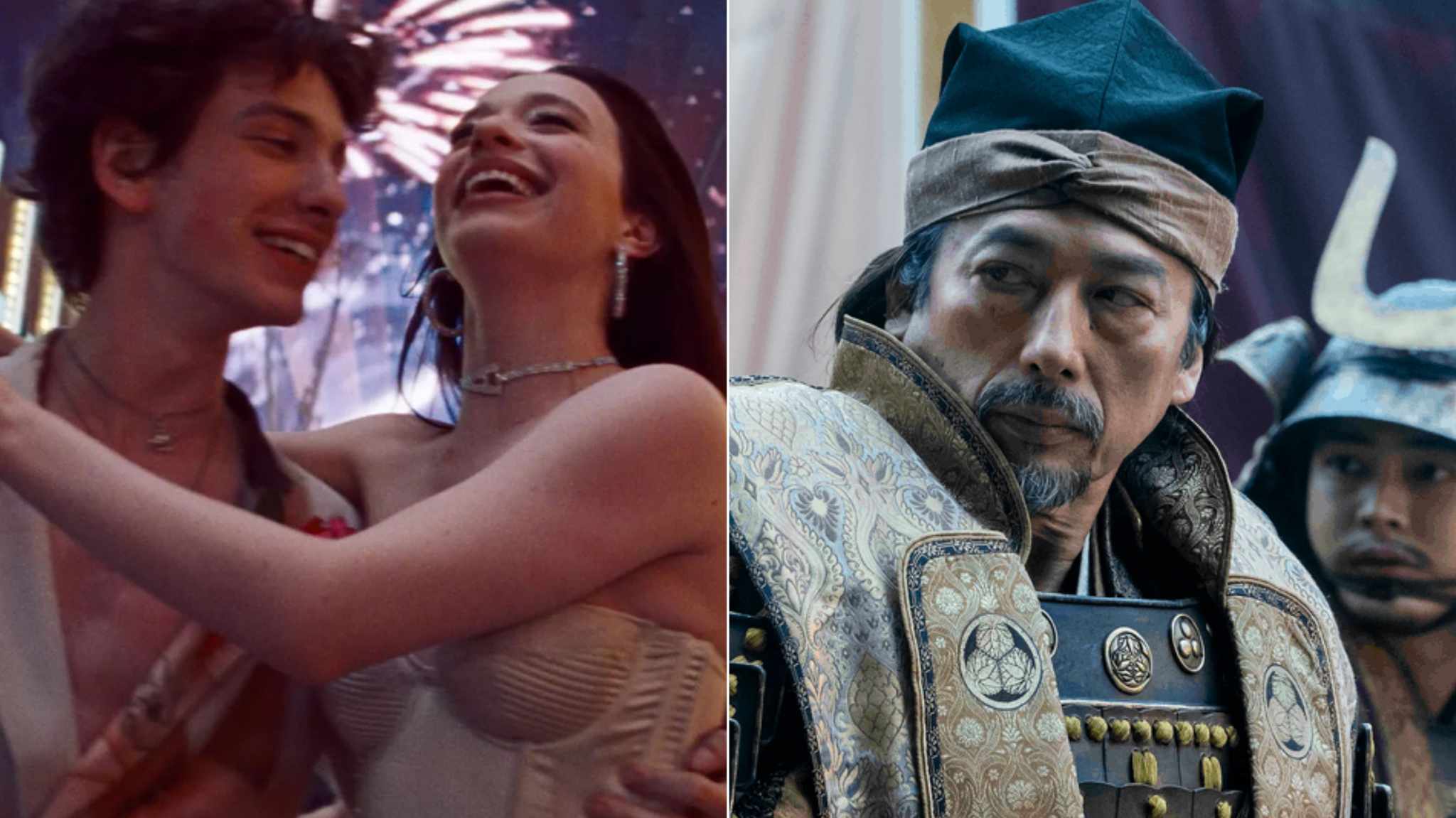 cover immagini film anora e serie shogun