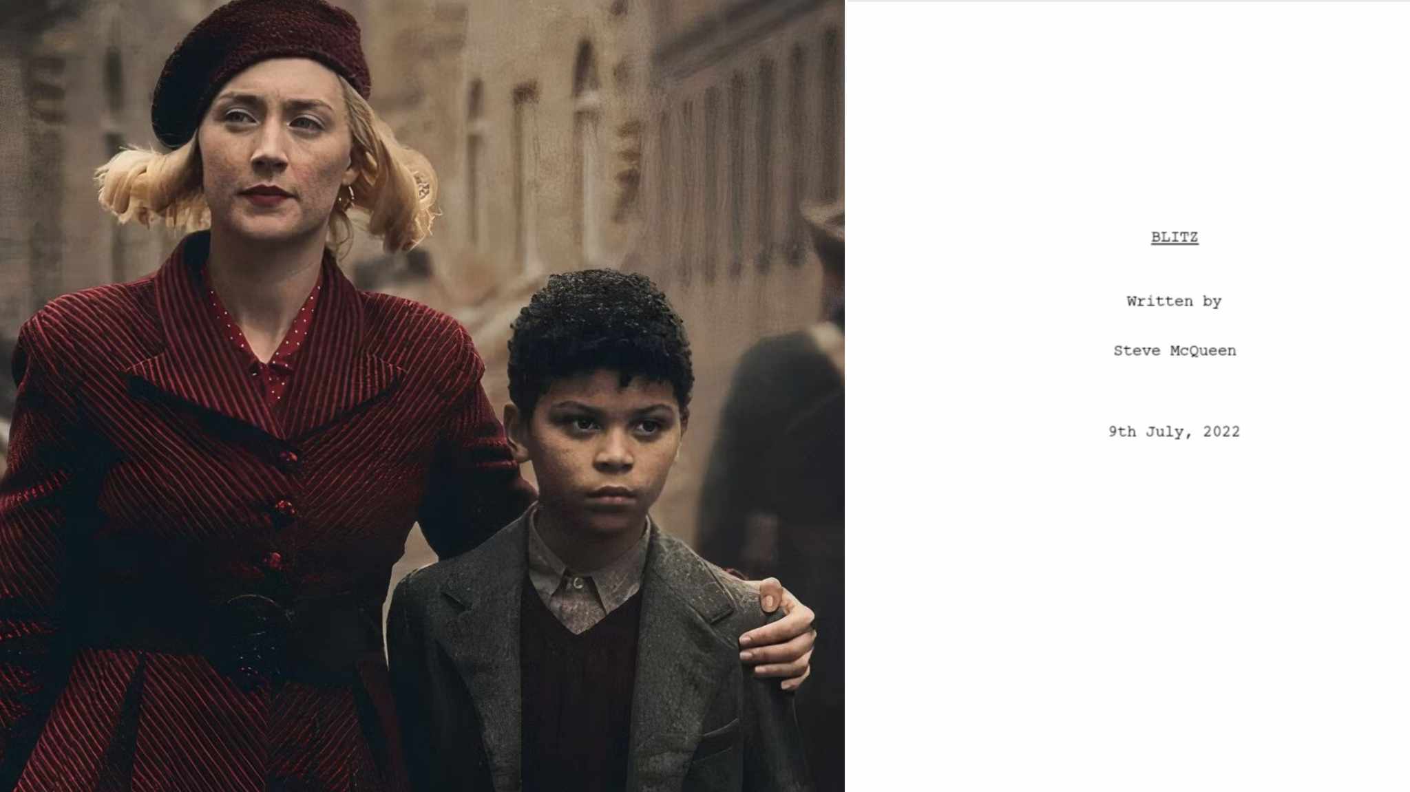 cover immagini e sceneggiatura film Blitz
