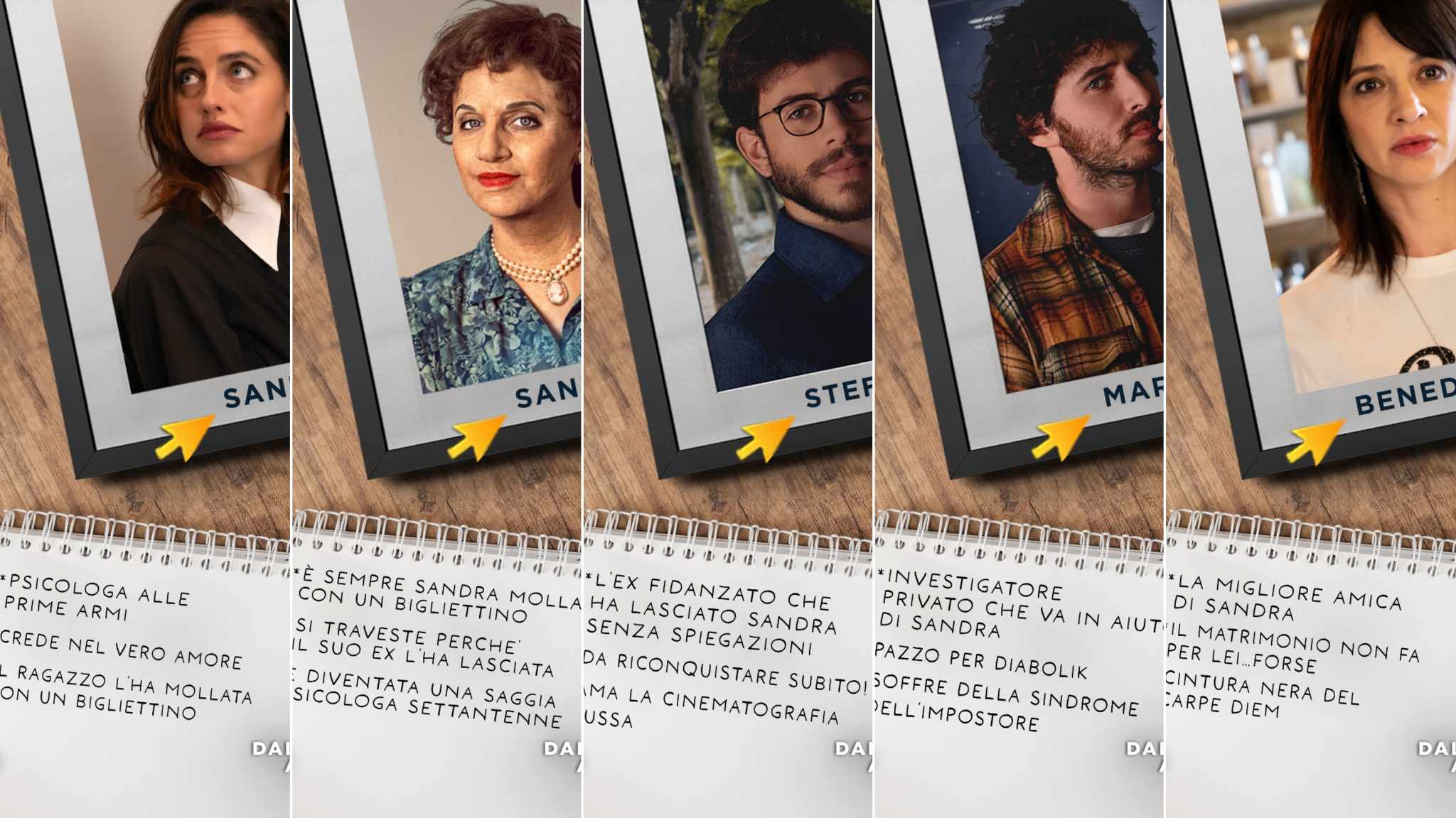 Fatti Vedere: i character poster della commedia di Roberto Proia