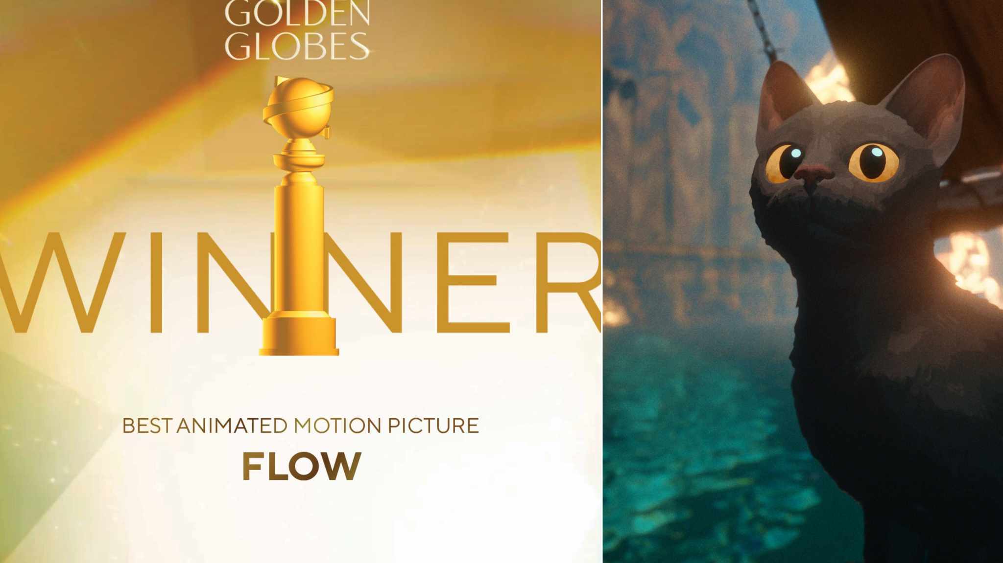 Flow – Un mondo da salvare conquista il Golden Globe come Miglior film d’animazione
