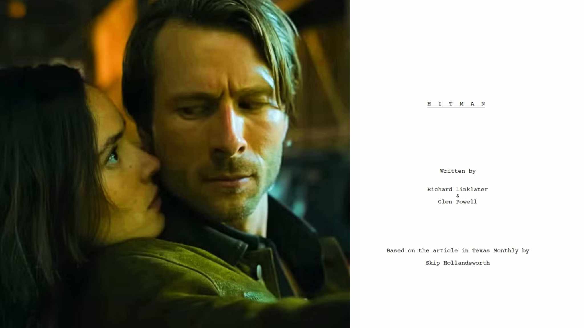 Hit Man: la sceneggiatura della commedia di Richard Linklater con Glen Powell