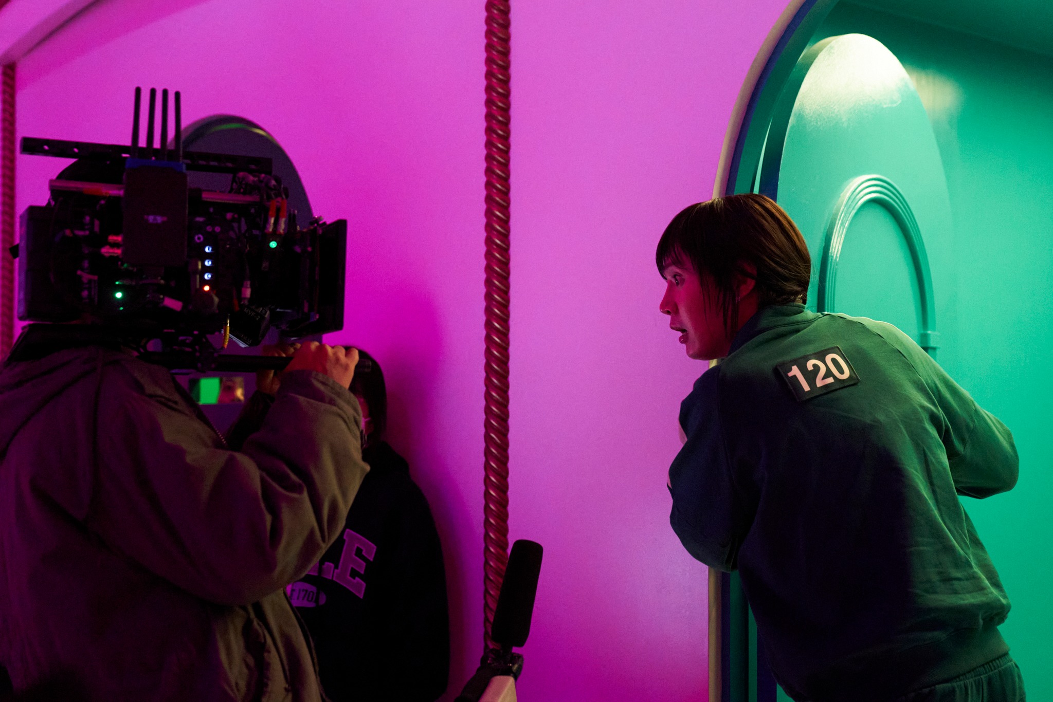 dietro le quinte squid game