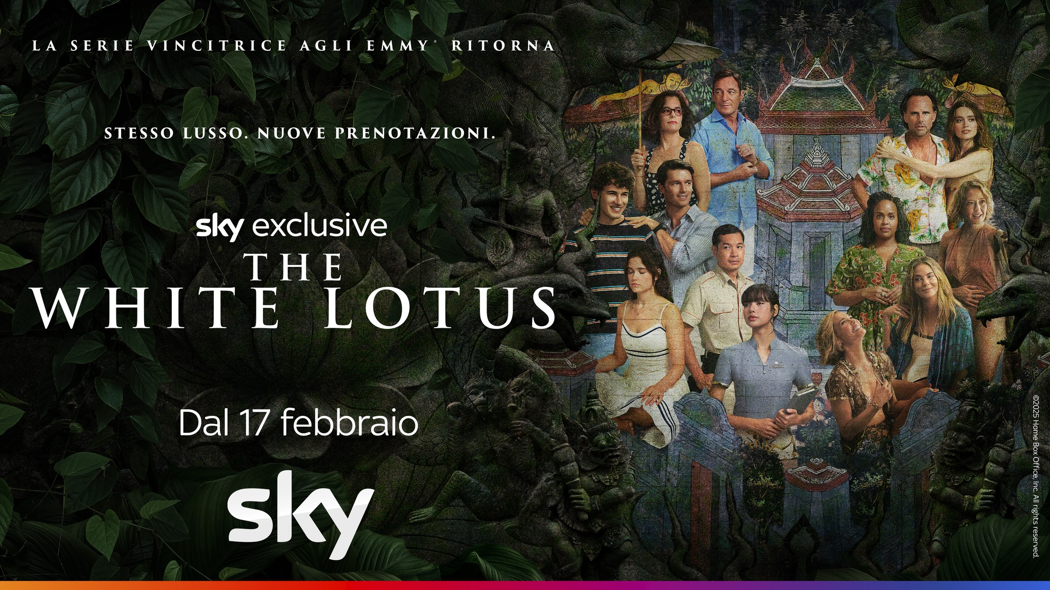 The White Lotus, il trailer, il poster e le immagini della terza stagione a febbraio su Sky e NOW