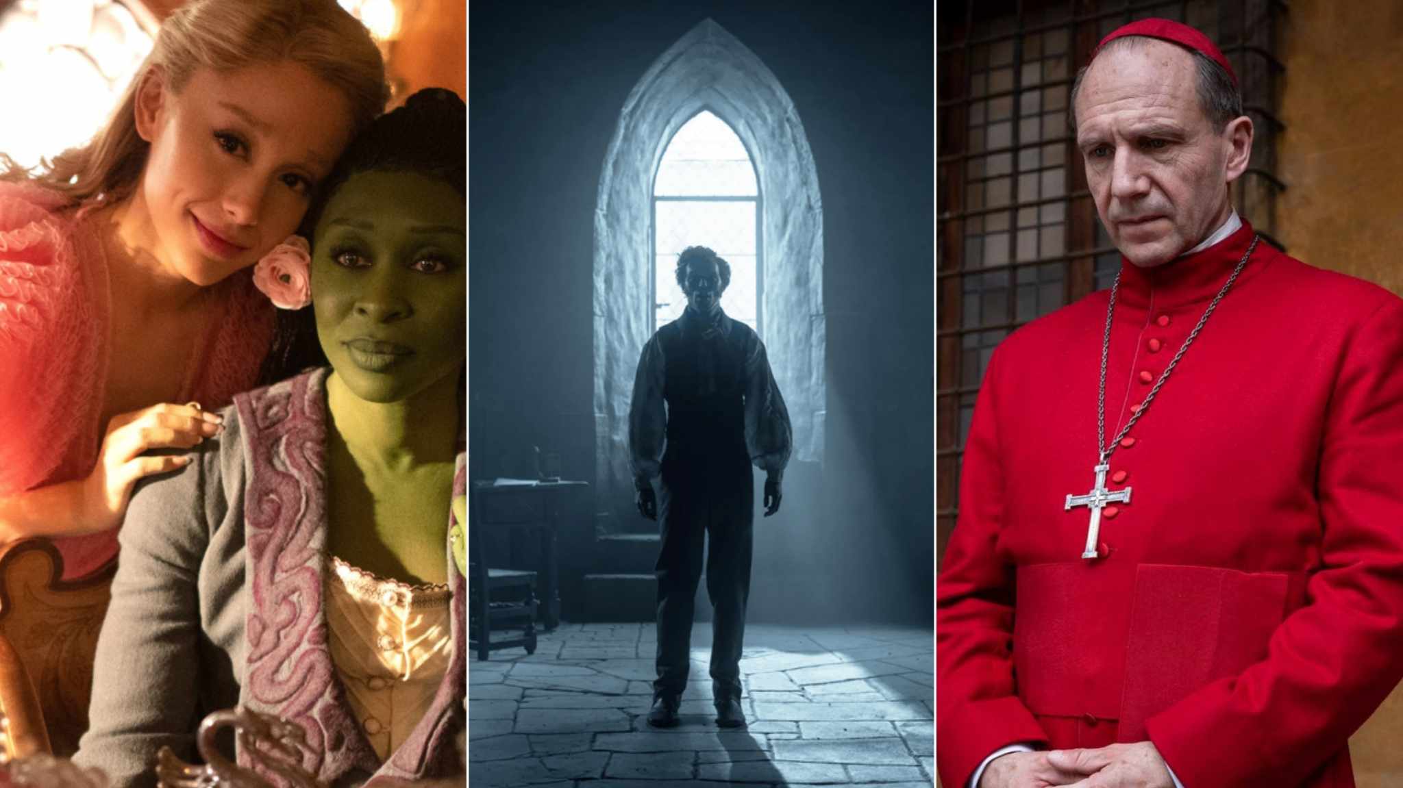 cover immagini film conclave, nosferatu e wicked