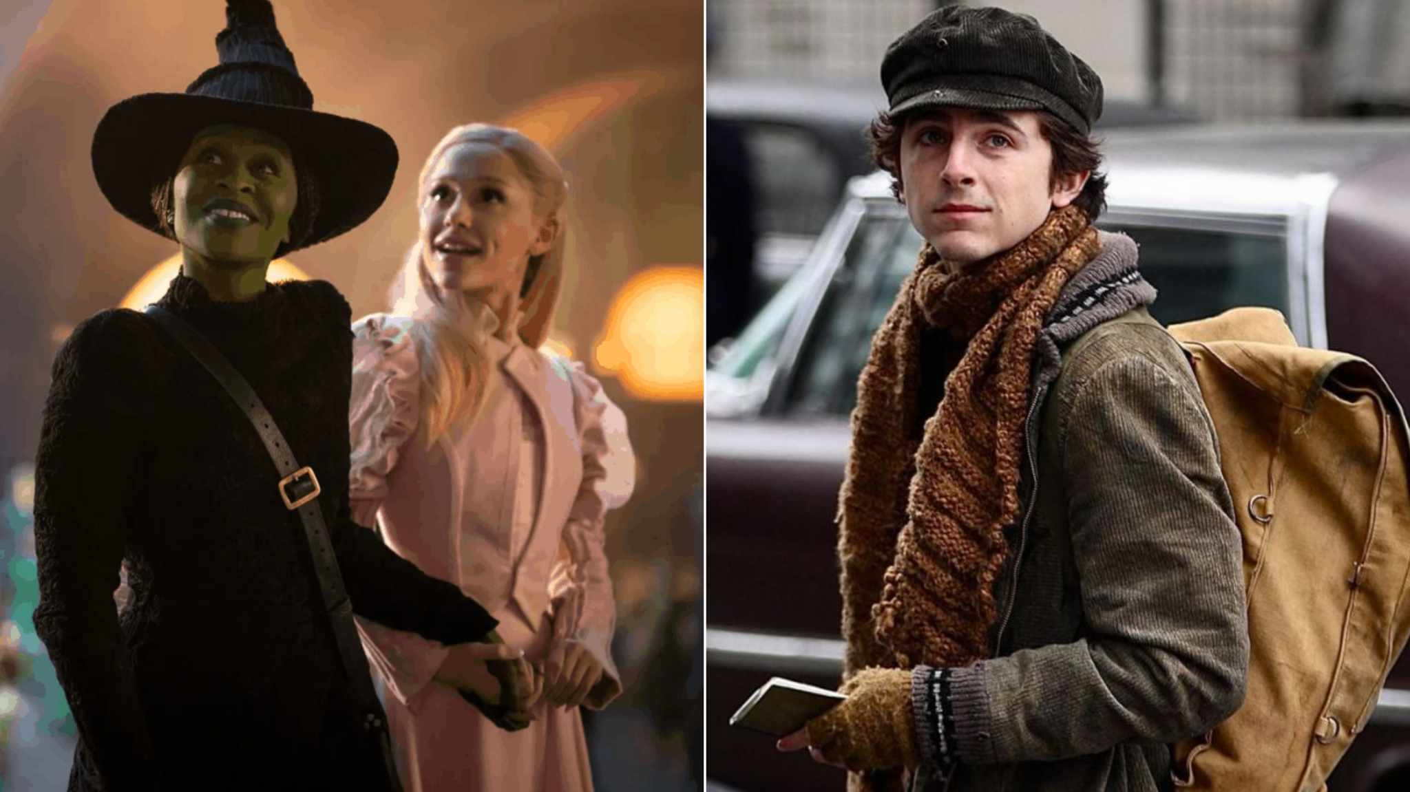 cover immagini Wicked e A Complete Unknown