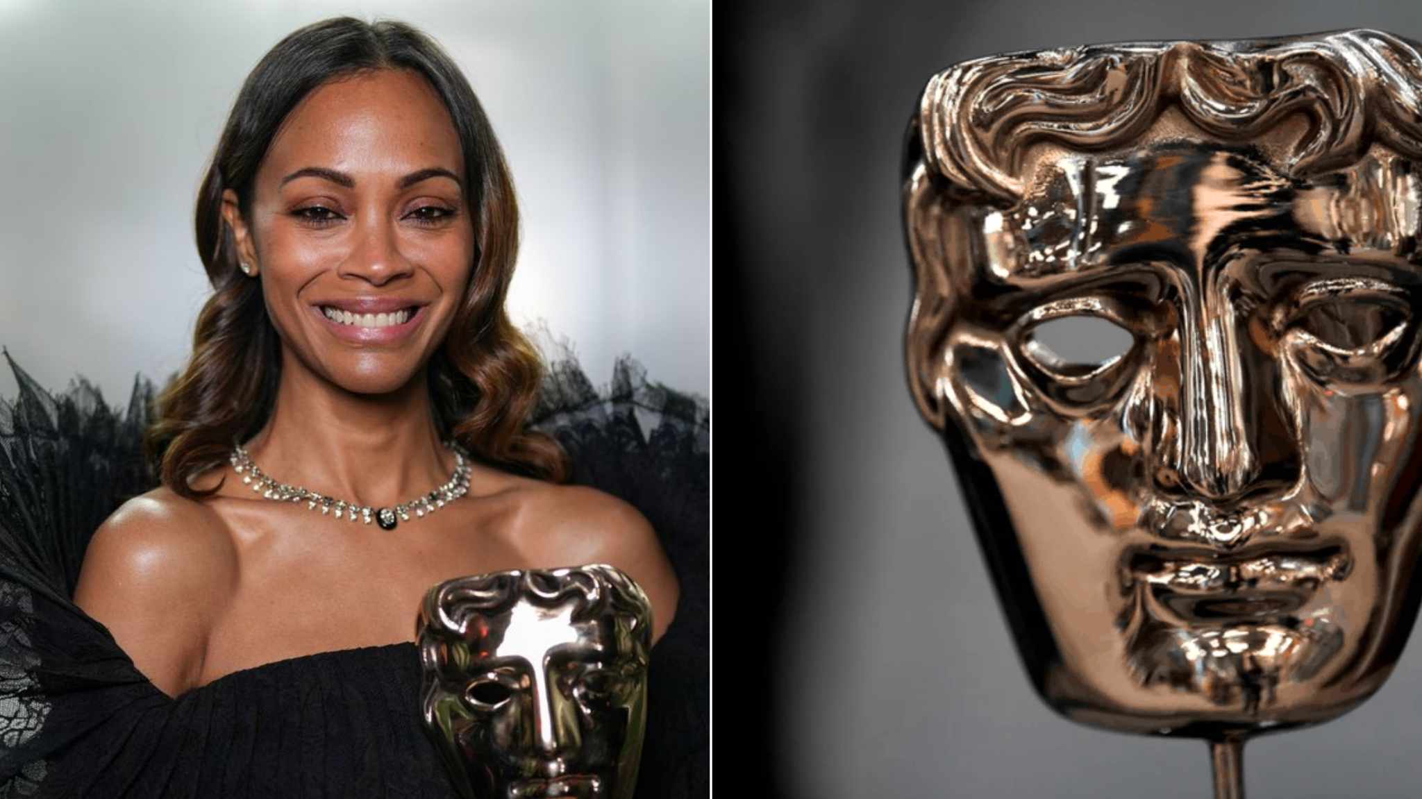 BAFTA 2025 zoe saldana