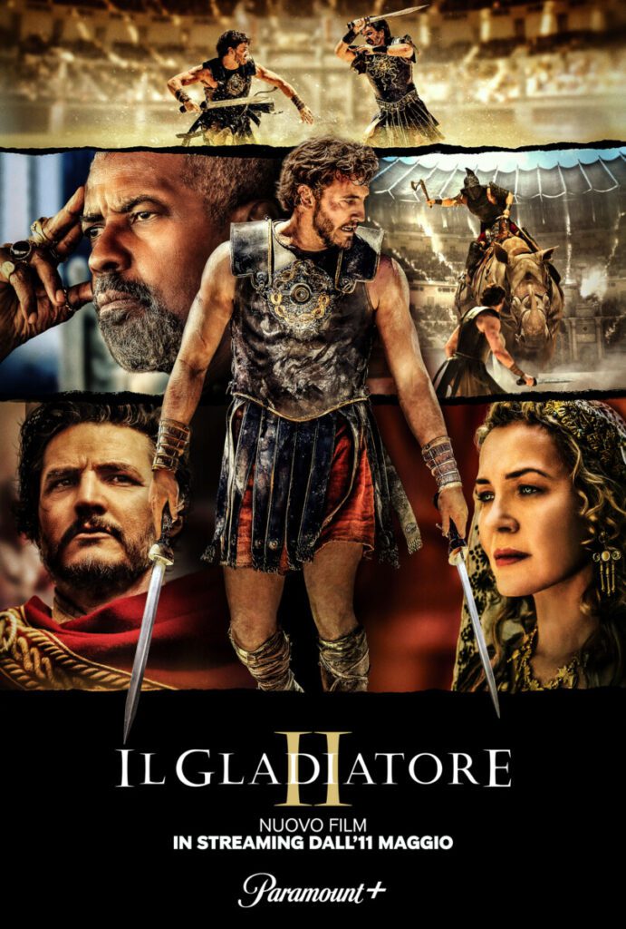 poster Il Gladiatore II Paramount+