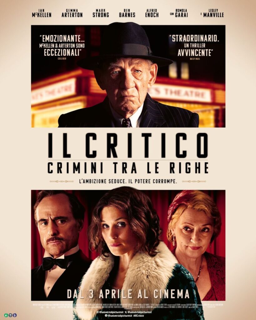 poster Il critico - crimini tra le righe