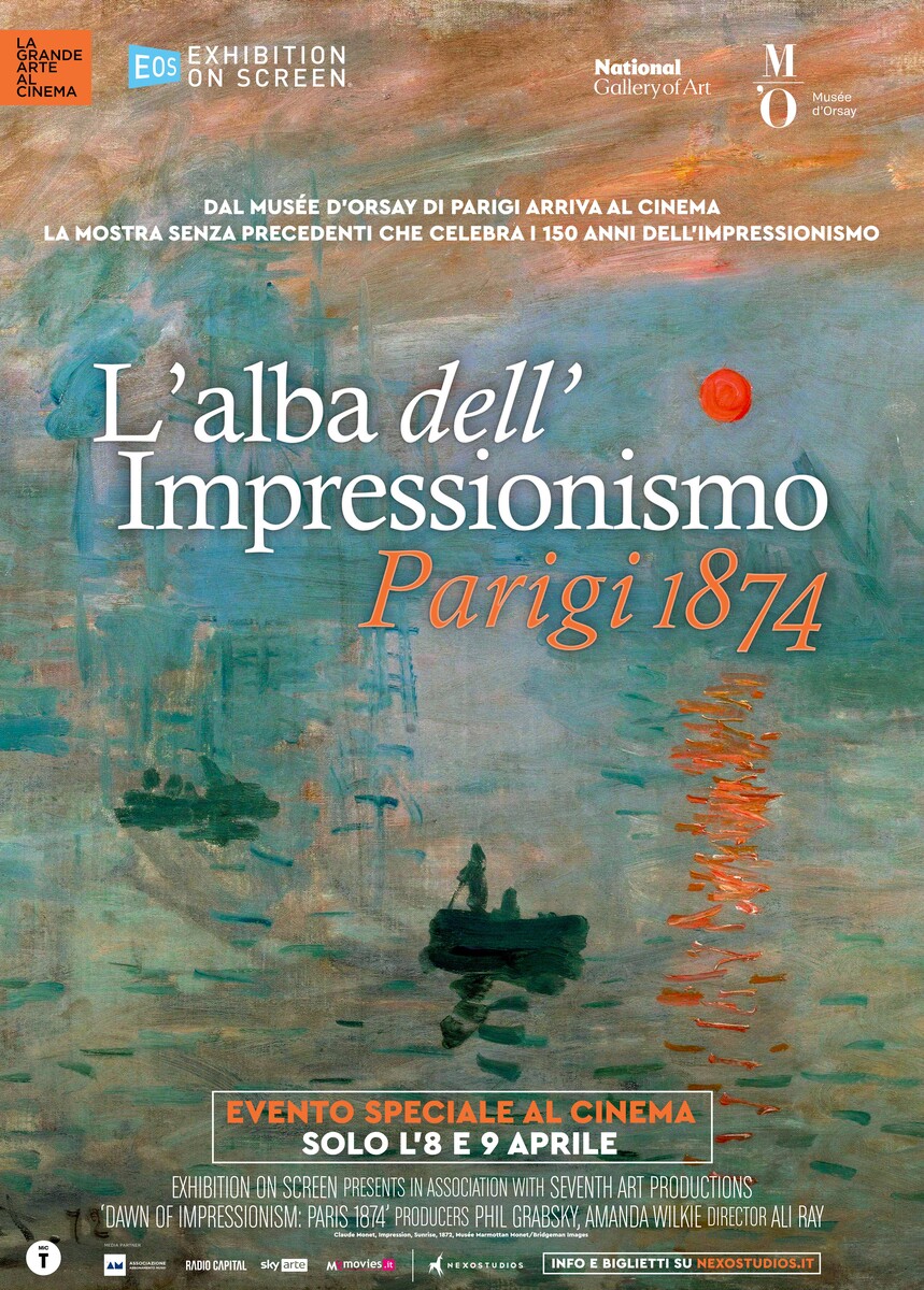 poster l'alba dell'impressionismo.parigi 1874