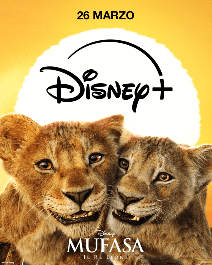poster Mufasa: Il Re Leone poster Disney+