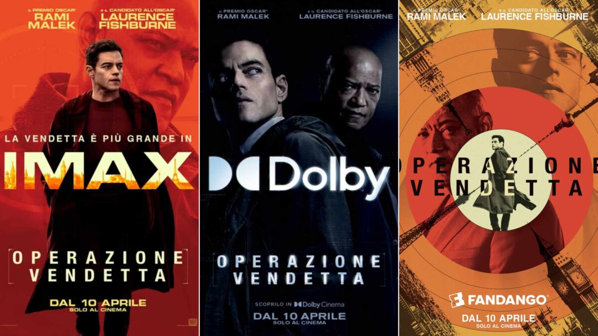 Operazione Vendetta: i nuovi poster del film con Rami Malek