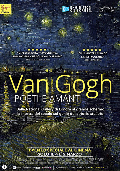 poster van gogh. poeti e amanti