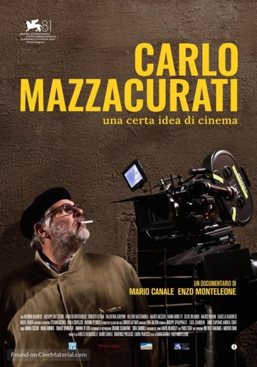 poster doc CARLO MAZZACURATI: UNA CERTA IDEA DI CINEMA