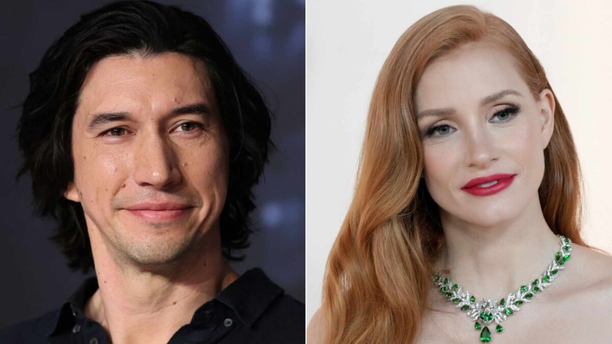 adam driver e jessica chastain