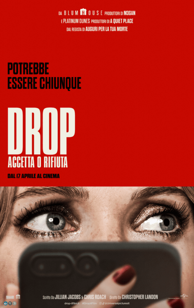 poster drop - accetta o rifiuta