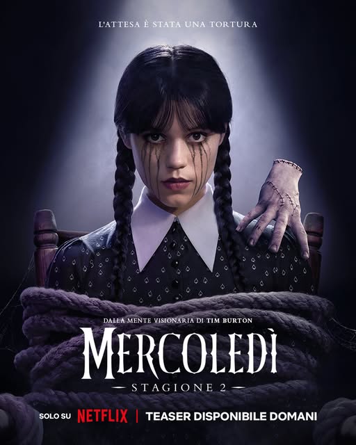 teaser poster Mercoledì 2