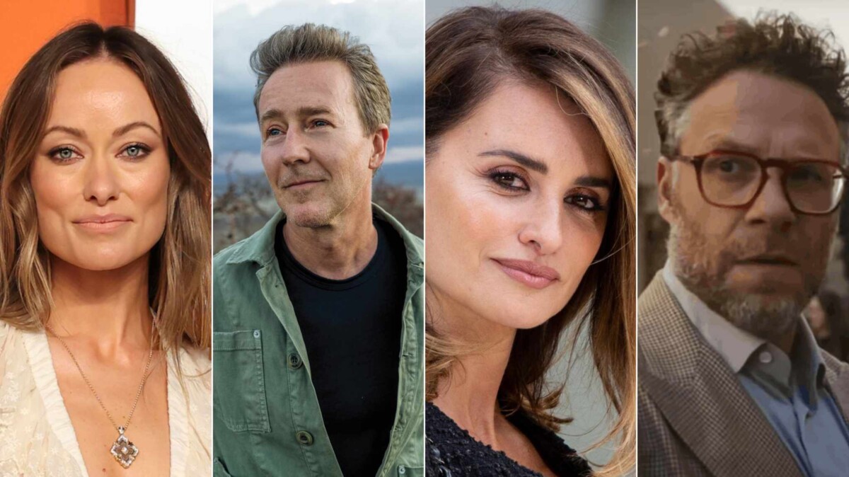 olivia wilde, seth rogen, edward norton e penelope cruz