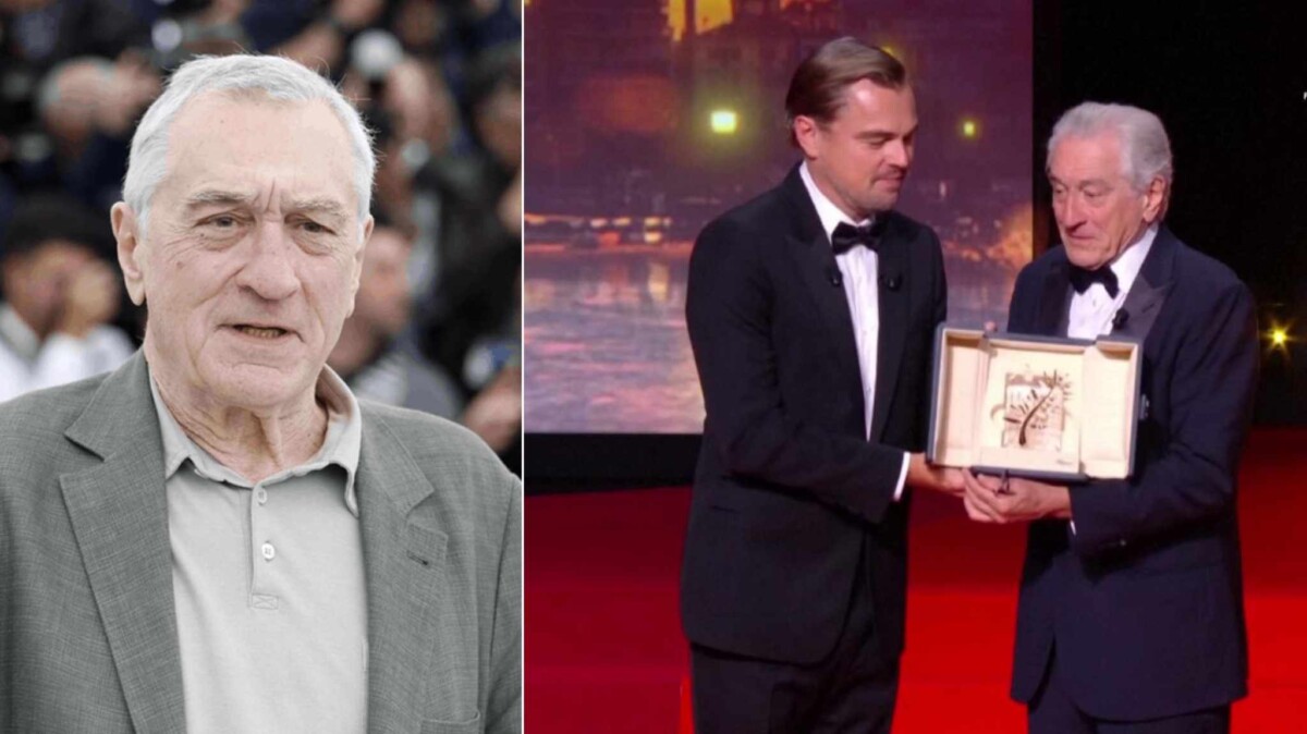 Robert De Niro riceve la Palma d’Oro al Festival di Cannes 2025
