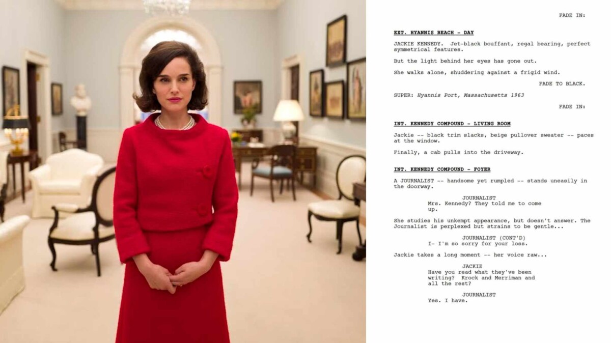 Jackie, l’eleganza del dolore della sceneggiatura del film di Pablo Larrain