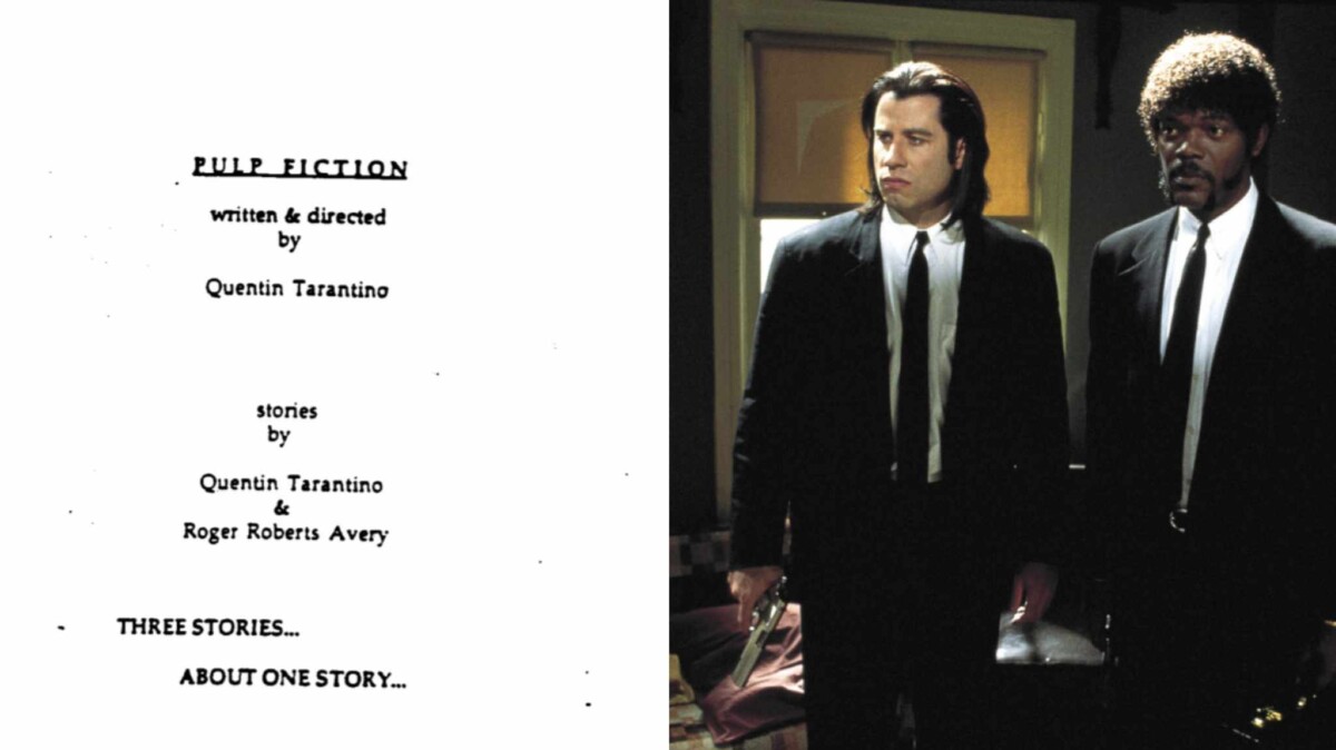 Pulp Fiction: la sceneggiatura del film scritto e diretto da Quentin Tarantino
