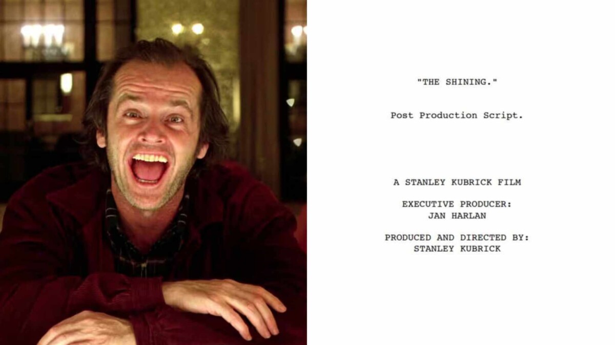 Shining: la sceneggiatura dell’inquietante film di Stanley Kubrick