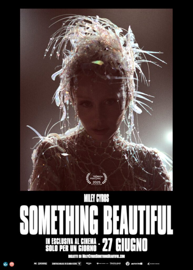 poster MILEY CYRUS – SOMETHING BEAUTIFUL