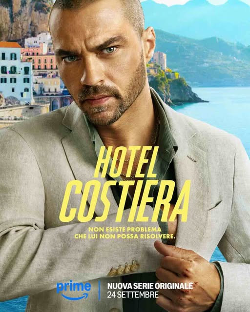 teaser poster serie hotel costiera