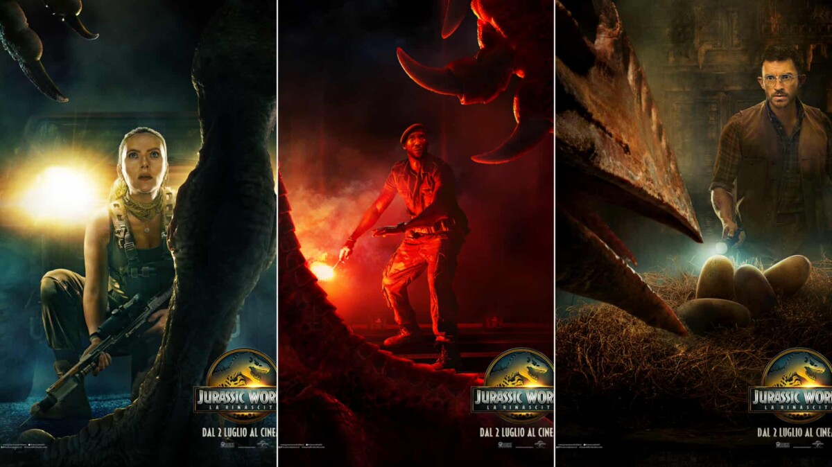 Jurassic World – La Rinascita: i character poster italiani dei protagonisti