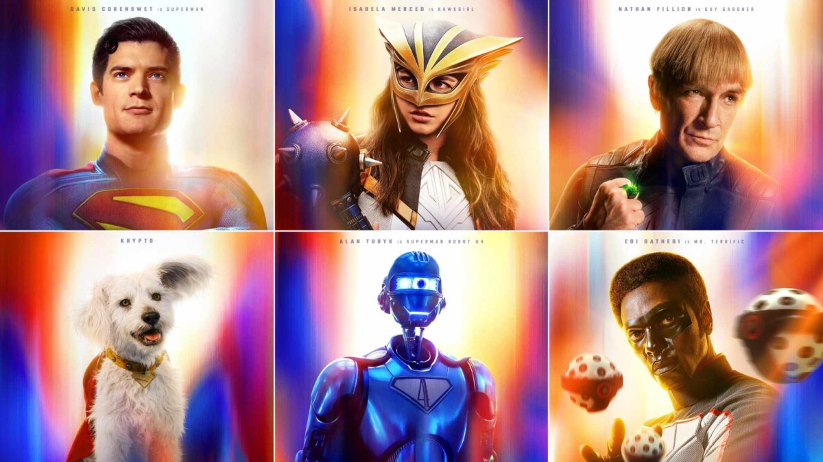 Superman: i metaumani ritratti nei character poster